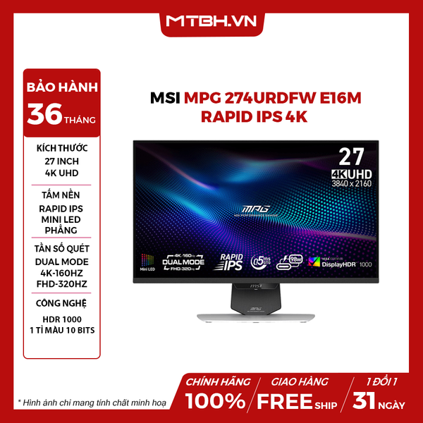 MÀN HÌNH MSI MPG 274URDFW E16M 27
