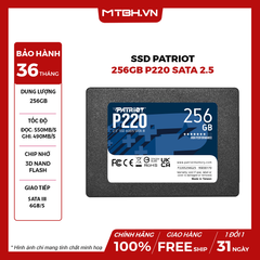 SSD PATRIOT 256GB P220 SATA 2.5
