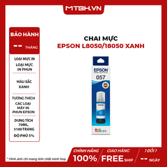 Chai mực Epson L8050/18050 Xanh - Thương hiệu I-AICON (70ml)