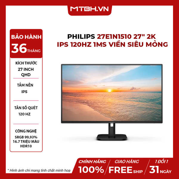MÀN HÌNH PHILIPS 27E1N1510 27