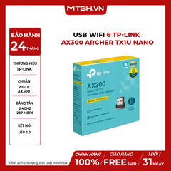 USB Wifi 6 Tp-Link AX300 Archer TX1U Nano