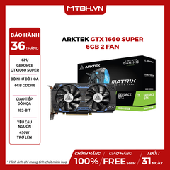 VGA ARKTEK GTX 1660 Super 6GB 2 FAN