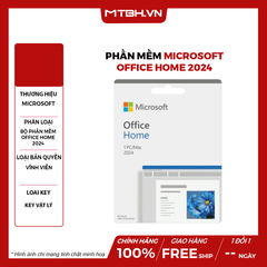 Phần mềm Office Home 2024 English APAC EM Medialess EP2-06811 - Dùng vĩnh viễn (Box)