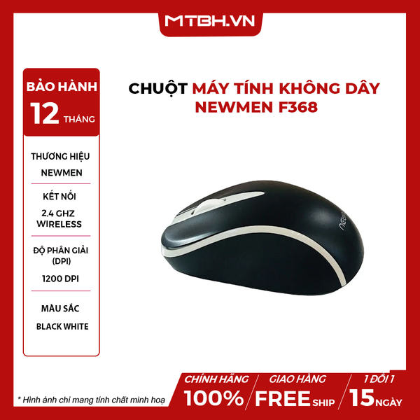 Chuột máy tính không dây Newmen F368