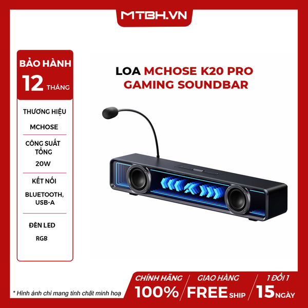 Loa MCHOSE K20 Pro Gaming Soundbar