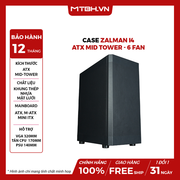 CASE ZALMAN i4 - ATX Mid Tower - 6 FAN