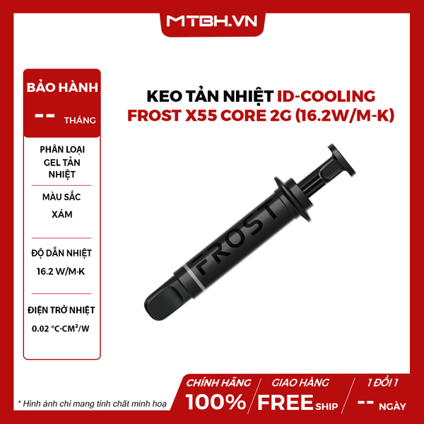 Keo Tản Nhiệt ID-COOLING FROST X55 Core 2g (16.2W/M-K)