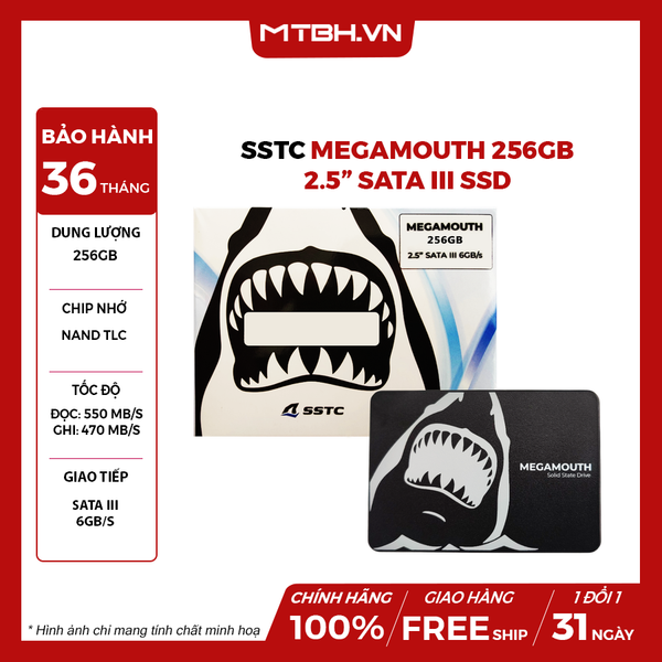 SSD SSTC 256GB MM110 Megamouth 2.5 Sata 3