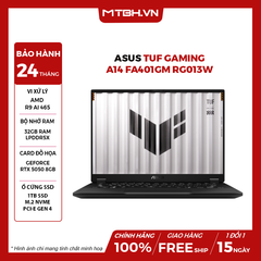 LAPTOP ASUS TUF GAMING A14 FA401GM RG013W R9 AI 465 | RTX 5060 8GB | 32GB RAM | 1TB SSD | 14