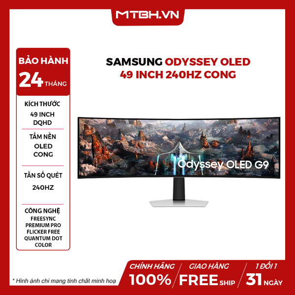 MÀN HÌNH SAMSUNG ODYSSEY OLED LS49CG934SEXXV 49