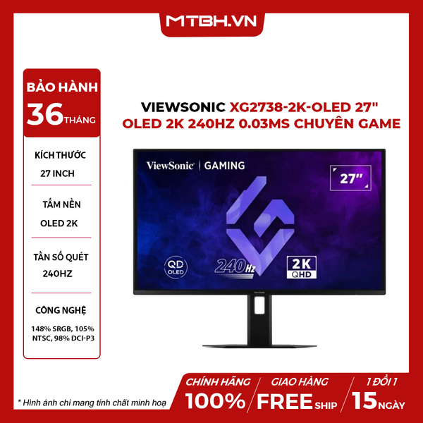 MÀN HÌNH VIEWSONIC XG2738-2K-OLED 27