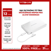 Sạc dự phòng từ tính Movespeed MSP08 PRO 22.5W 10000mAh Tích hợp Type C (Công Nghệ Semi-solid Không Cháy Nổ) - White