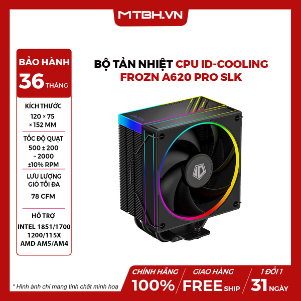 BỘ TẢN NHIỆT KHÍ CPU ID-COOLING FROZN A410 TD ARGB