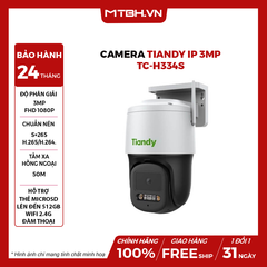 Camera Tiandy IP 3MP TC-H334S (I5W/C/WIFI/4mm/V4.1)
