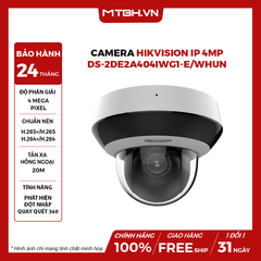Camera Hikvision IP 4MP DS-2DE2A404IWG1-E/WHUN