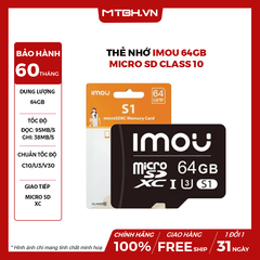 Thẻ Nhớ Imou 64gb Micro SD Class 10