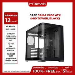 Case SAMA V60E ATX (Mid Tower, Black)