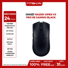 Chuột Razer Viper V3 Pro SE Gaming Black