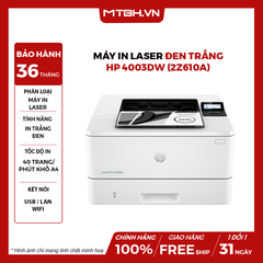 Máy in laser đen trắng HP 4003DW (2Z610A)