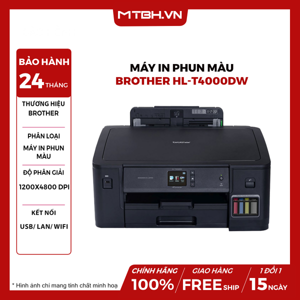 Máy in phun màu Brother HL-T4000DW