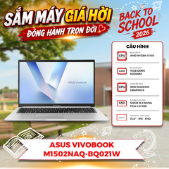LAPTOP ASUS VIVOBOOK M1502NAQ-BQ021W RYZEN 5 150 | 16GB RAM | 512GB SSD | 15.6