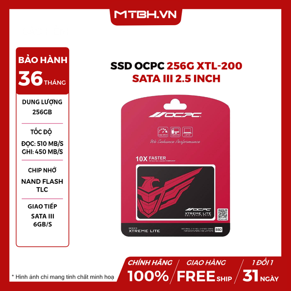 SSD OCPC 256G XTL-200 SATA III 2.5 inch