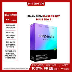 Phần mềm Kaspersky dùng cho máy tính Kaspersky Plus SEA 5-Dvc 1Y Bs RP ( KL10424UEFS)