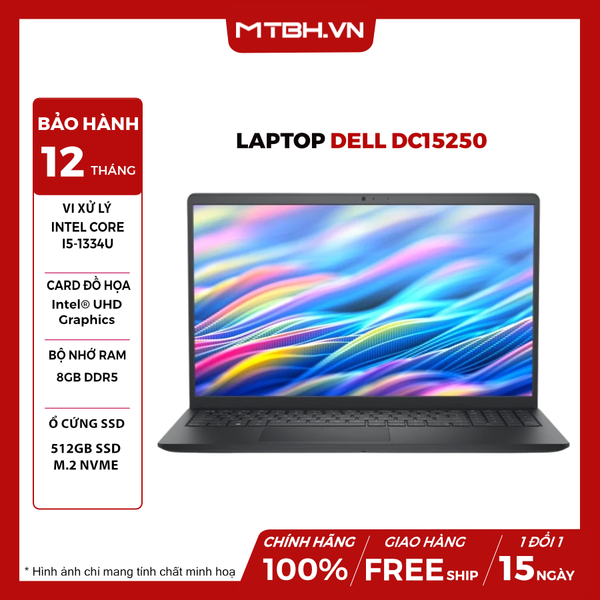LAPTOP DELL DC15250 Core i5-1334U | 8GB RAM | 512GB SSD | 15.6