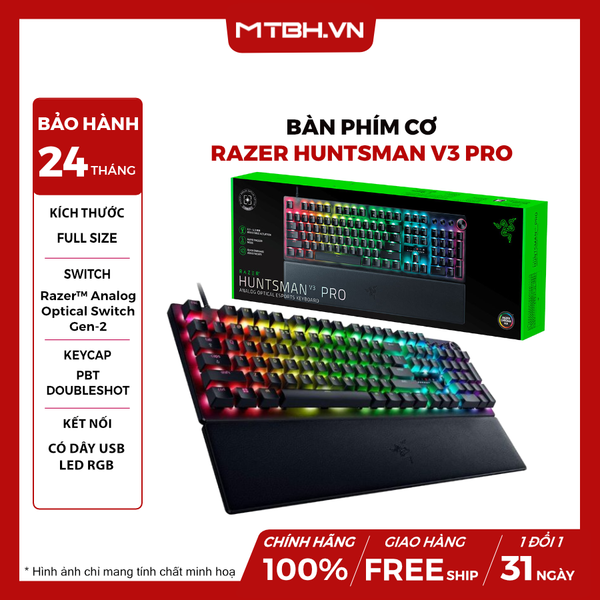 Bàn Phím Cơ Razer Huntsman V3 Pro
