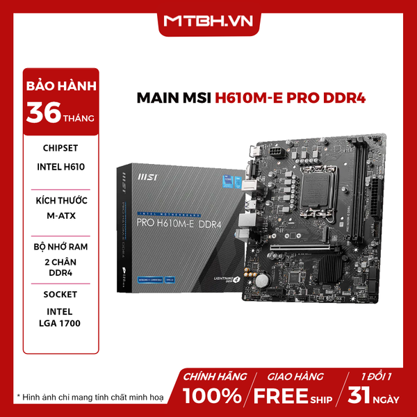 (S)MAIN MSI H610M-E PRO DDR4