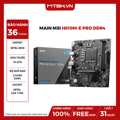 (S)MAIN MSI H610M-E PRO DDR4