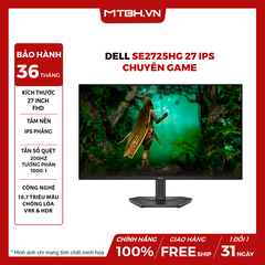 MÀN HÌNH DELL SE2725HG 27 IPS FHD 200Hz 1ms CHUYÊN GAME