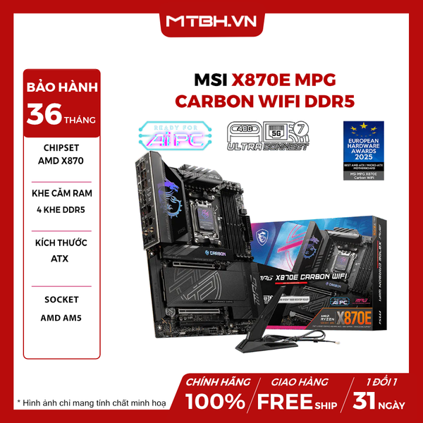 Main MSI X870E MPG CARBON WIFI DDR5