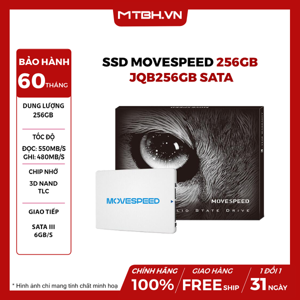 SSD MOVESPEED 256GB JQB256GB SATA