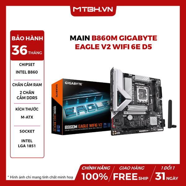 MAIN GIGA B860M GIGABYTE EAGLE V2 WIFI6E D5