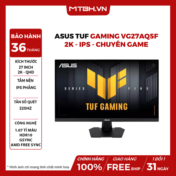 MÀN HÌNH ASUS TUF GAMING VG27AQ5F 27