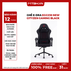 GHẾ E-DRA EGC236 NEW CITYZEN GAMING BLACK