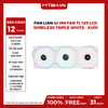 FAN Lian-Li UNI Fan TL 120 LCD Wireless Triple ( Bộ 3 fan ) WHITE - Xuôi