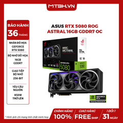 VGA ASUS RTX 5080 ROG Astral 16GB GDDR7 OC