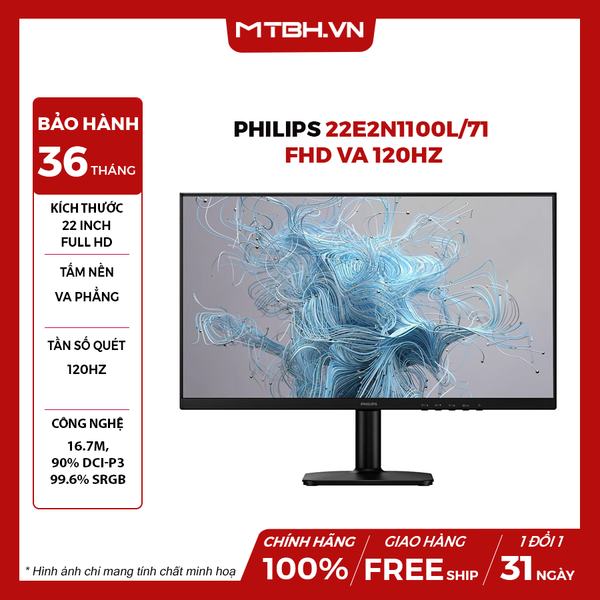 MÀN HÌNH PHILIPS 22E2N1100L/71 22