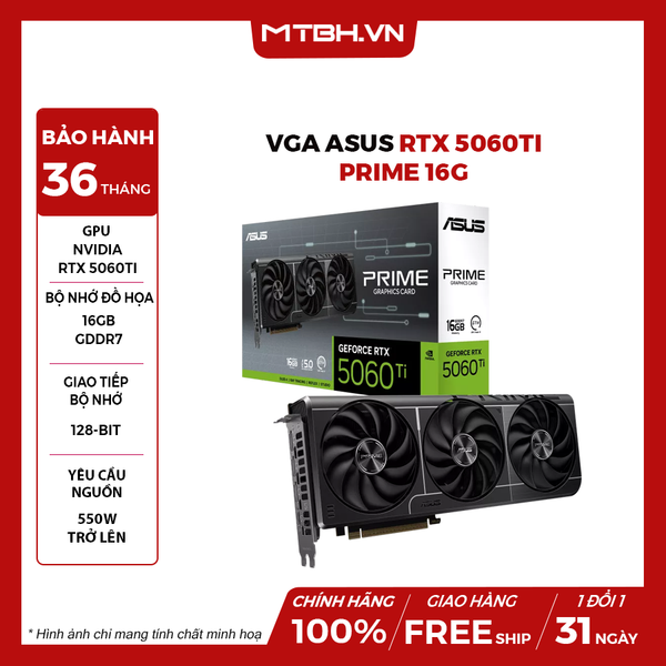 VGA Asus RTX 5060 Ti PRIME 16G