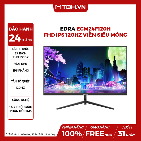 MÀN HÌNH EDRA EGM24F120H 24