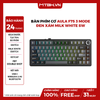 Bàn Phím Cơ AULA F75 3 Mode Đen Xám Milk White Sw