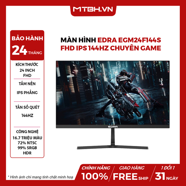 MÀN HÌNH EDRA EGM24F144S 24