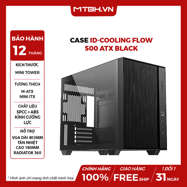 CASE ID-COOLING FLOW 500 ATX BLACK