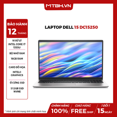 Laptop Dell 15 DC15250 Core i7 1355U RAM 16GB SSD 512GB 15.6 inch FHD Windows 11 SILVER - NK