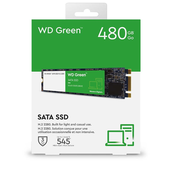 SSD WD 480GB M.2 SATA GREEN
