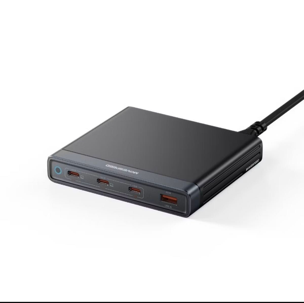 Trạm sạc để bàn Movespeed MSA05 165W | Super GaN - Đen