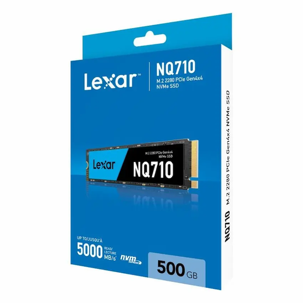 SSD Lexar 500GB NQ710 PCIe Gen4 x4 NVMe (Đọc : 4400Mb/s)