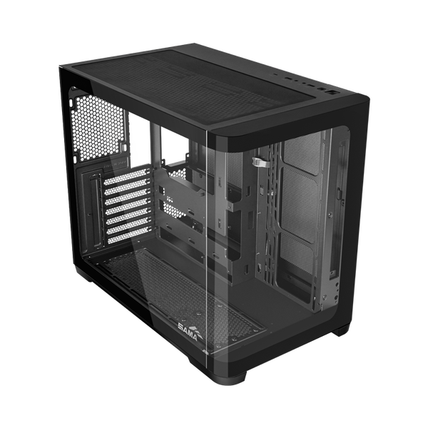 Case SAMA V60E ATX (Mid Tower, Black)